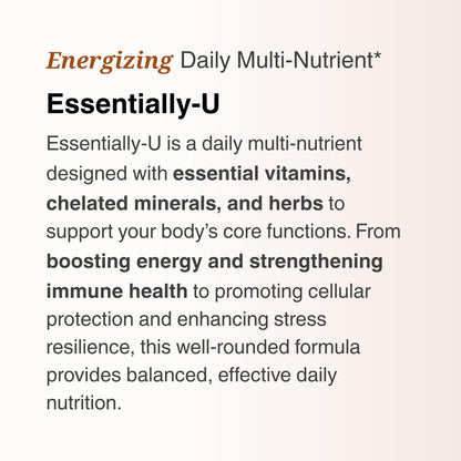 Utzy Naturals Essentially-U Multi-Nutrient | Whole Food Antioxidants + Chelated Minerals for Everyday Health | 180 Capsules Utzy NaturalsBuy Supplements Australia