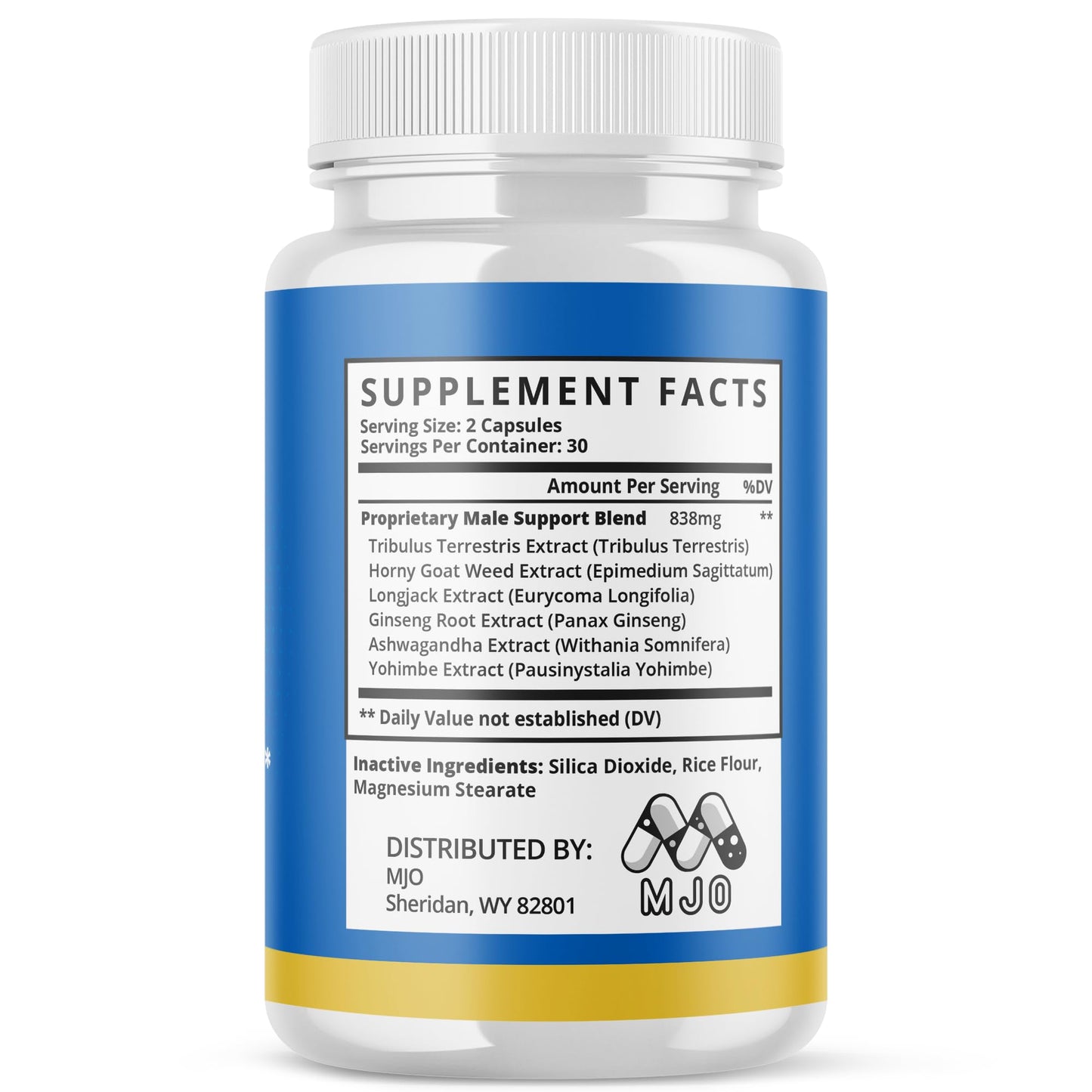 Jertaris Capsules, Official Jertaris Support Pills for men with All Natural Ingredients, Advanced Formula for Optimal Health & Wellness Support with Premium Vitamins for Active Lifestyle (60 Capsules) MJOBuy Supplements Australia