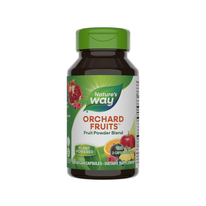 Nature's Way Orchard Fruits, Fruit Powder Blend, Contains 12 Different Fruits, 900mg Per 2-Capsule Serving, 60 Capsules Nature's WayBuy Supplements Australia