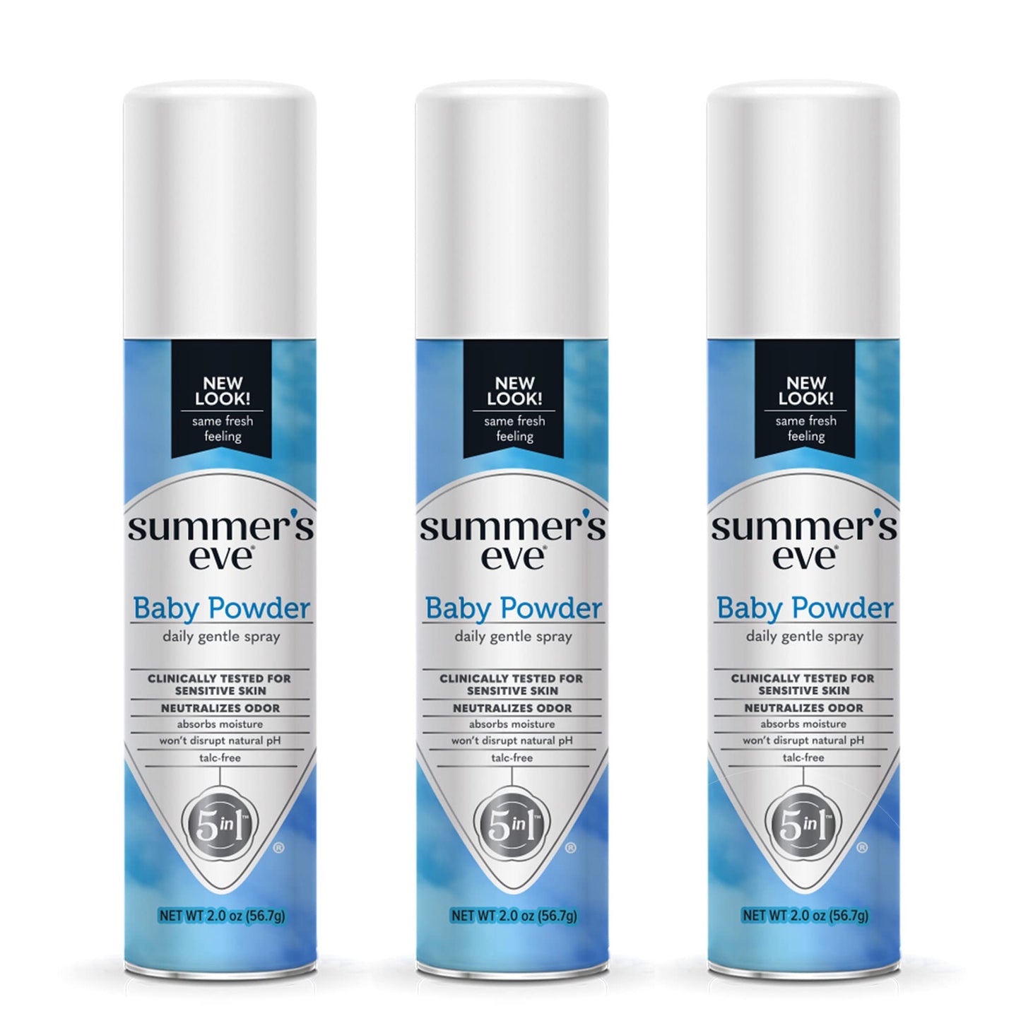 Summer's Eve Baby Powder Daily Gentle Feminine Spray, 2 oz, 3 Pack Summer's EveBuy Supplements Australia