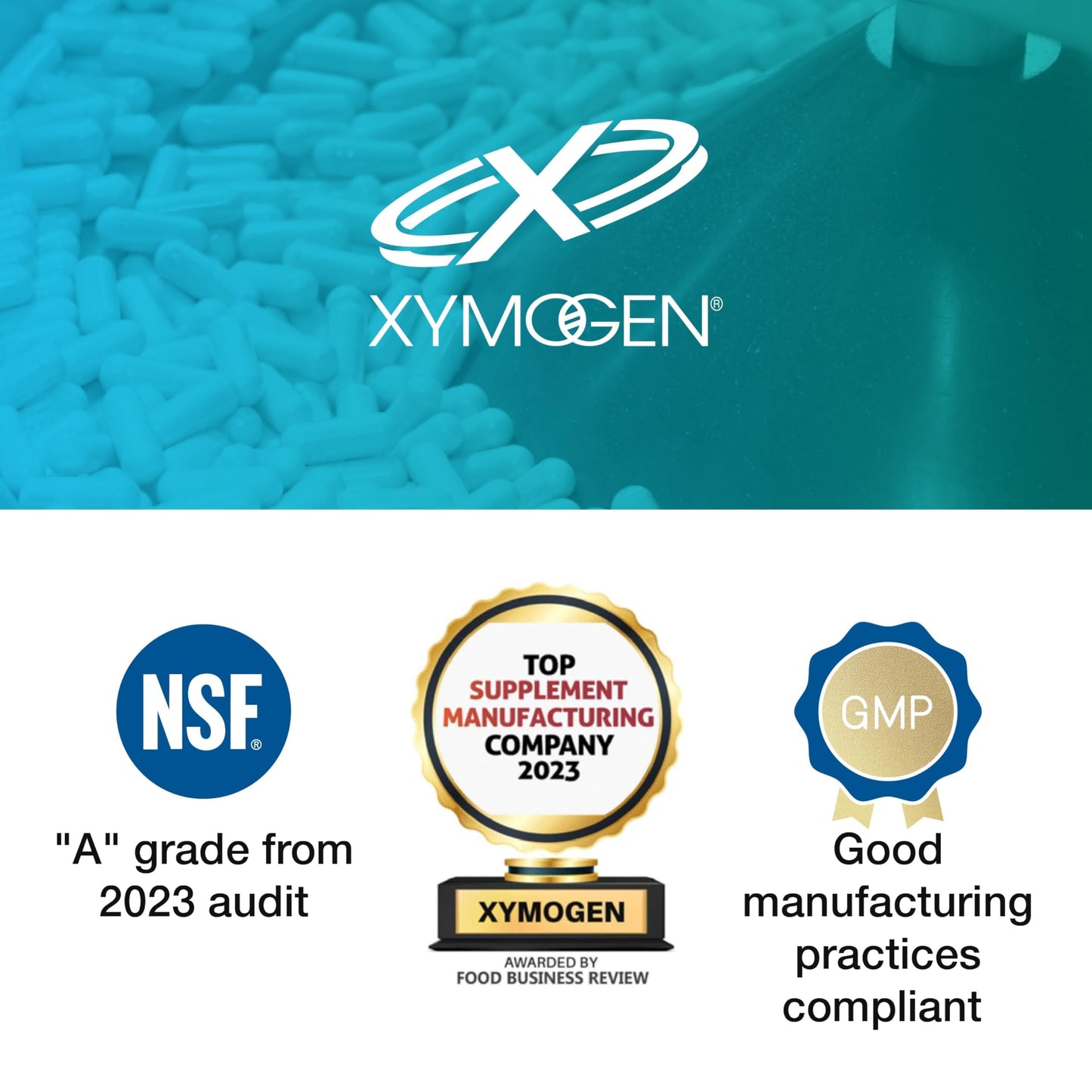 XYMOGEN Probio Defense - Daily Probiotic Blend for GI Balance Support - Immune & Gut Health Aid - 10 Billion CFU - Lactobacillus Rhamnosus, Zinc & Selenium - Gluten-Free & Non-GMO - 84 Capsules XYMOGENBuy Supplements Australia