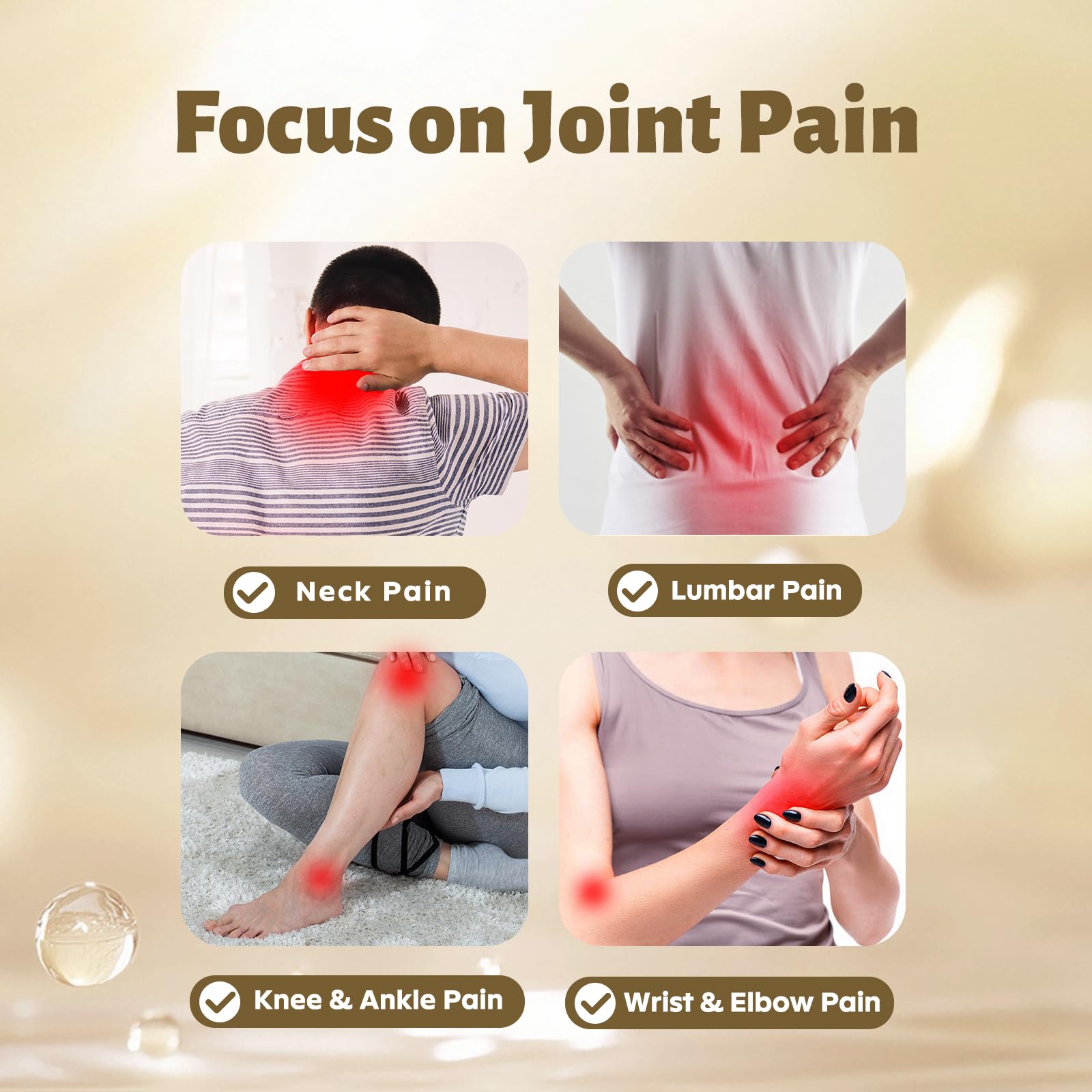 DR. CROWN Joints Health Suppplement, Glucosamine Chondroitin MSM - Joint Support Supplement for Women and Men with Turmeric, MSM &Boswellia, for Cartilage, Joint Health and Flexibility - 120 Capsules DR. CROWNBuy Supplements Australia
