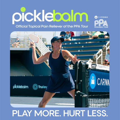 PickleBalm Pickleball Post-Game Foam Muscle Cramp Relief and Relaxer with Magnesium Sulphate, Arnica & Cucumber Extract for Pain and Leg Cramps, Sore Muscle Relief, 7.1oz Bottle PickleBalmBuy Supplements Australia