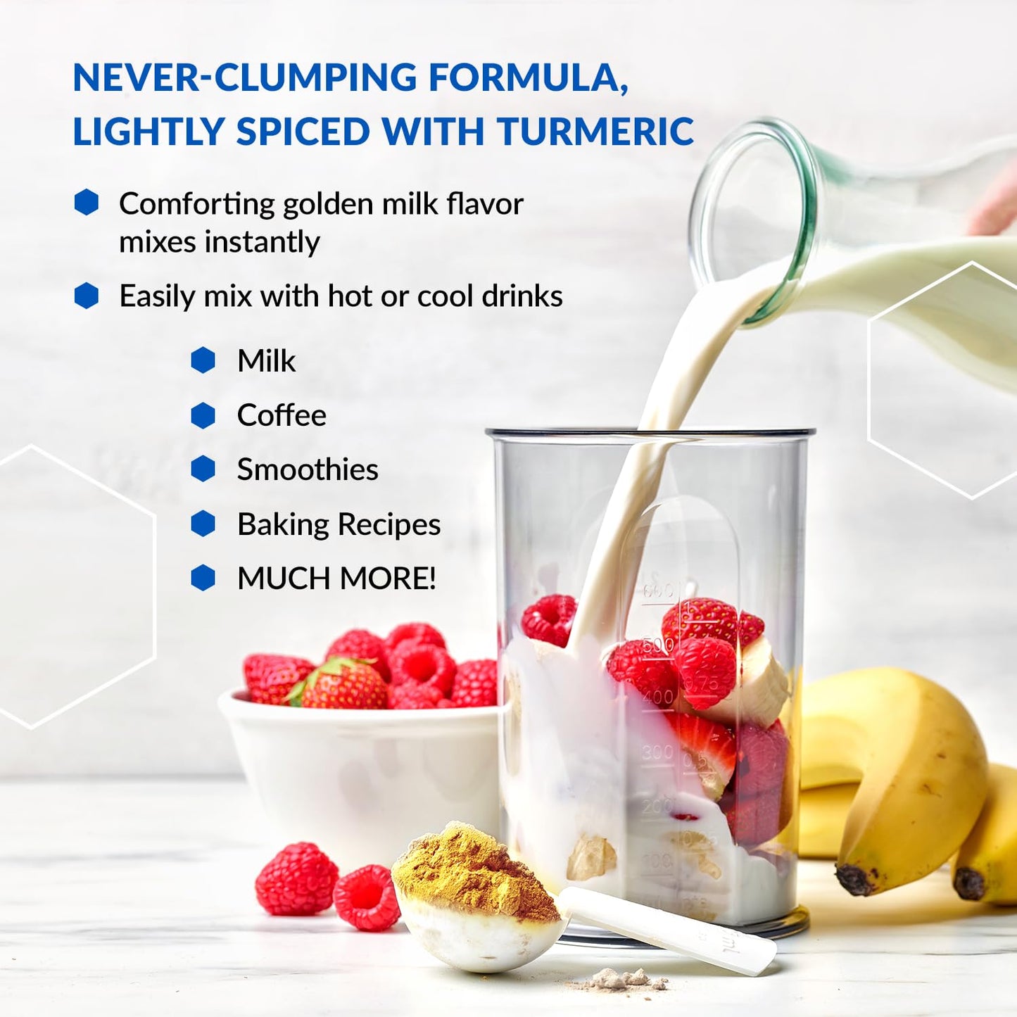 BioTrust Collagen Powder with Turmeric – 5 Types (I, II, III, V, X) + Turmeric BioTrustBuy Supplements Australia