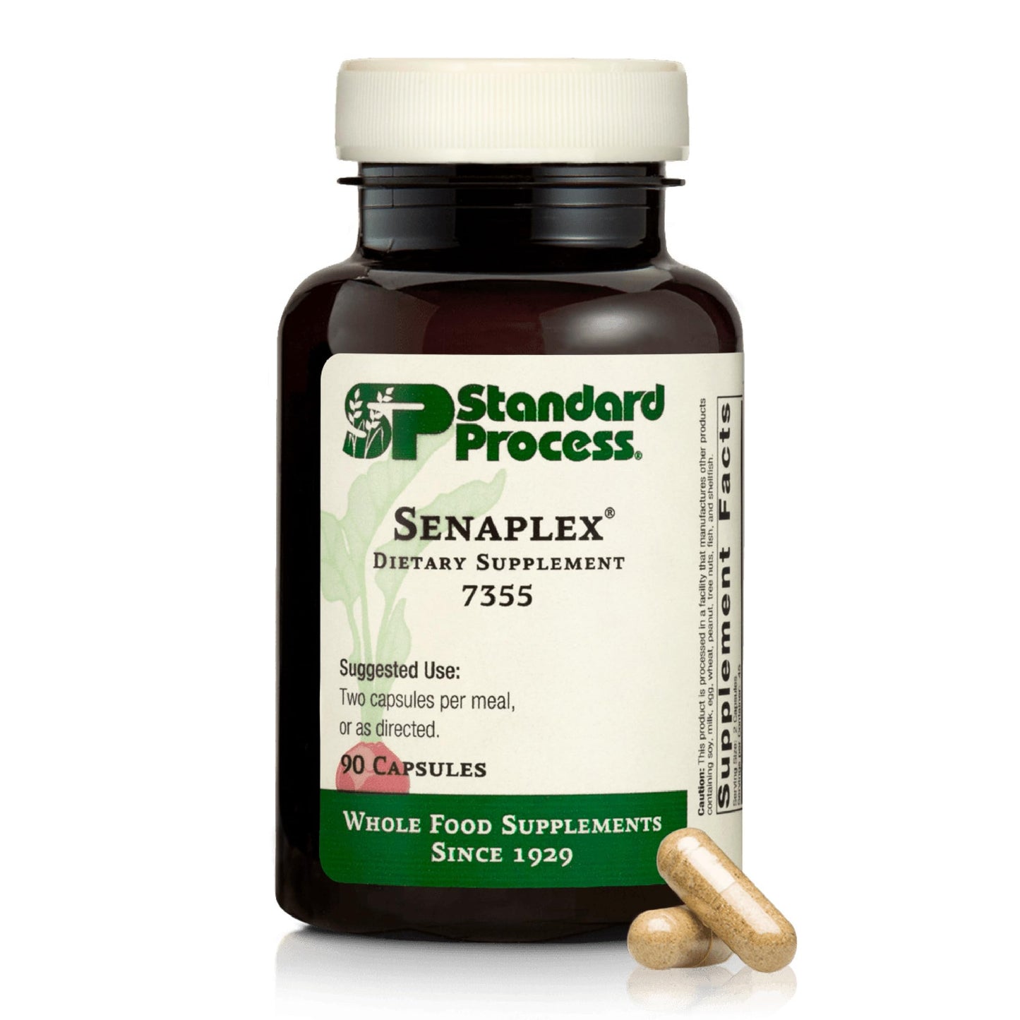 Standard Process Senaplex - Nervous System Support with Niacin, Vitamin B12 & B6 - Supports Brain Health & Cellular Health - Offers Antioxidant Activity - Non-Dairy - 90 Capsules (45 Servings) Standard Process Inc.Buy Supplements Australia