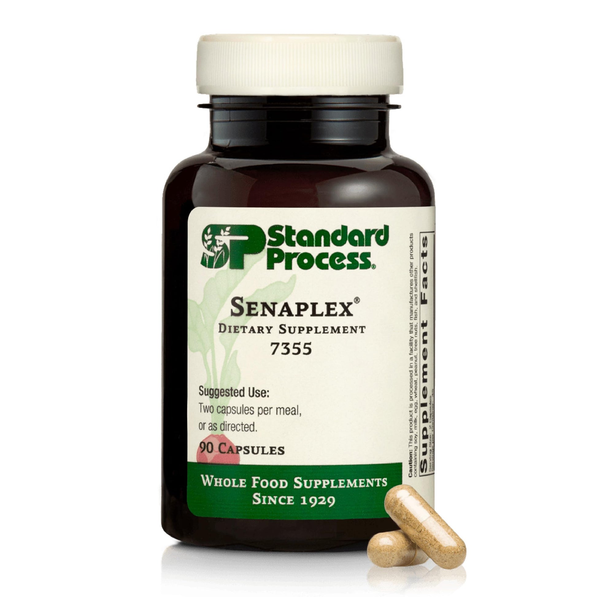 Standard Process Senaplex - Nervous System Support with Niacin, Vitamin B12 & B6 - Supports Brain Health & Cellular Health - Offers Antioxidant Activity - Non-Dairy - 90 Capsules (45 Servings) Standard Process Inc.Buy Supplements Australia