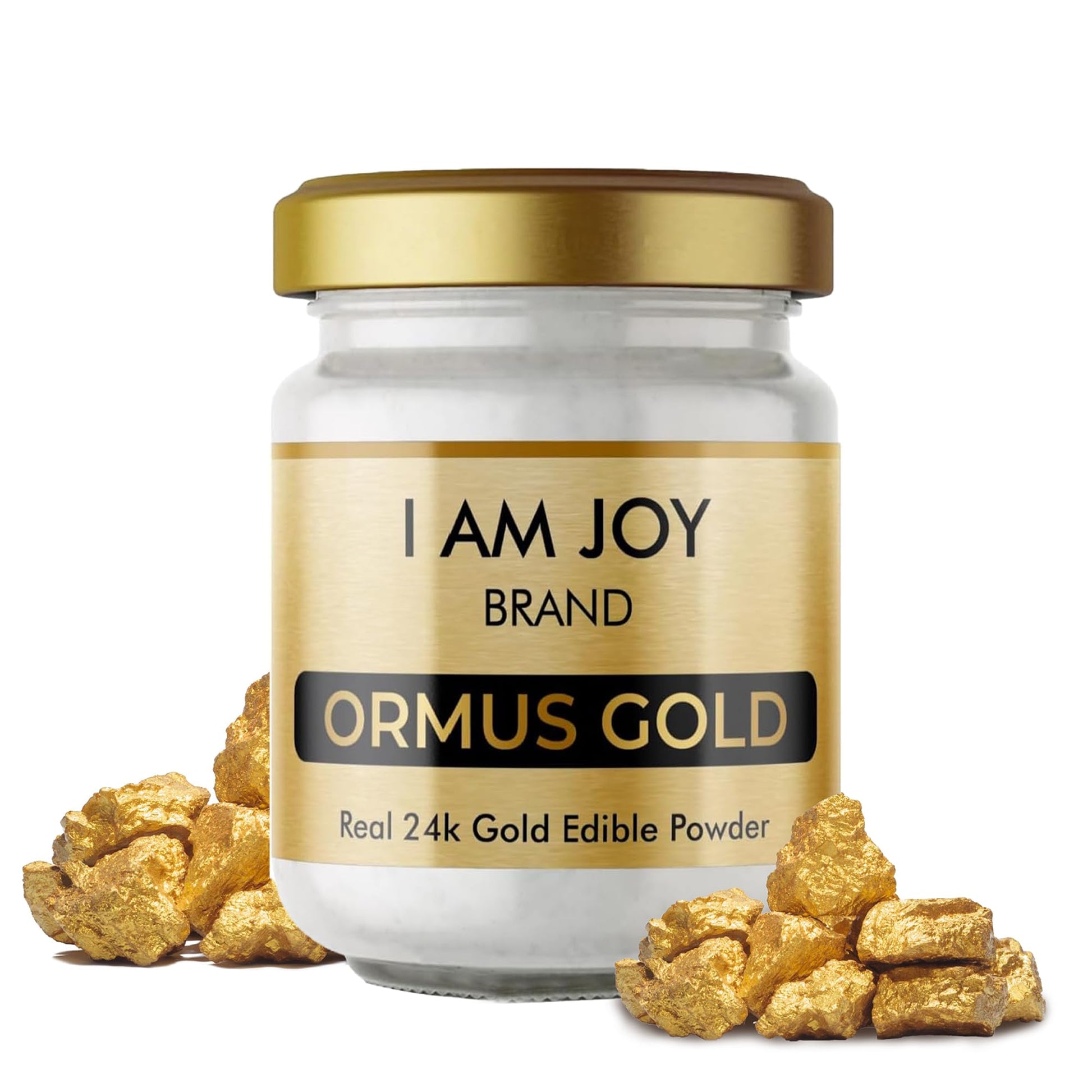 I Am Joy co. Pure Ormus White Gold Powder Monoatomic M-State 24k 99.99% | No Plastic, No Lye, No Dyes, No Fillers | 22 Grams I Am Joy co.Buy Supplements Australia