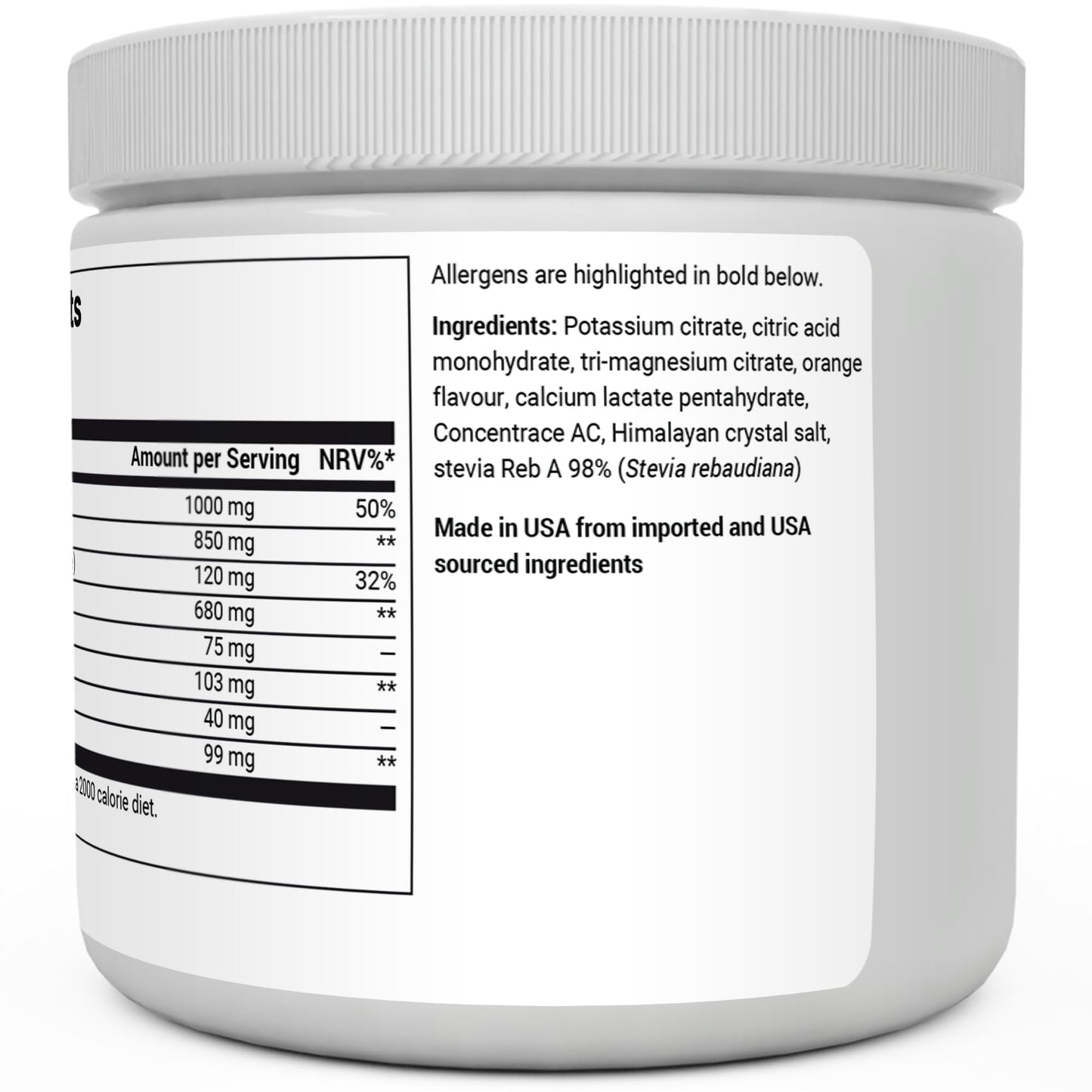 Dr. Berg Electrolyte Powder - Electrolyte Drink Supplements with 1000mg Potassium Dr. Berg NutritionalsBuy Supplements Australia