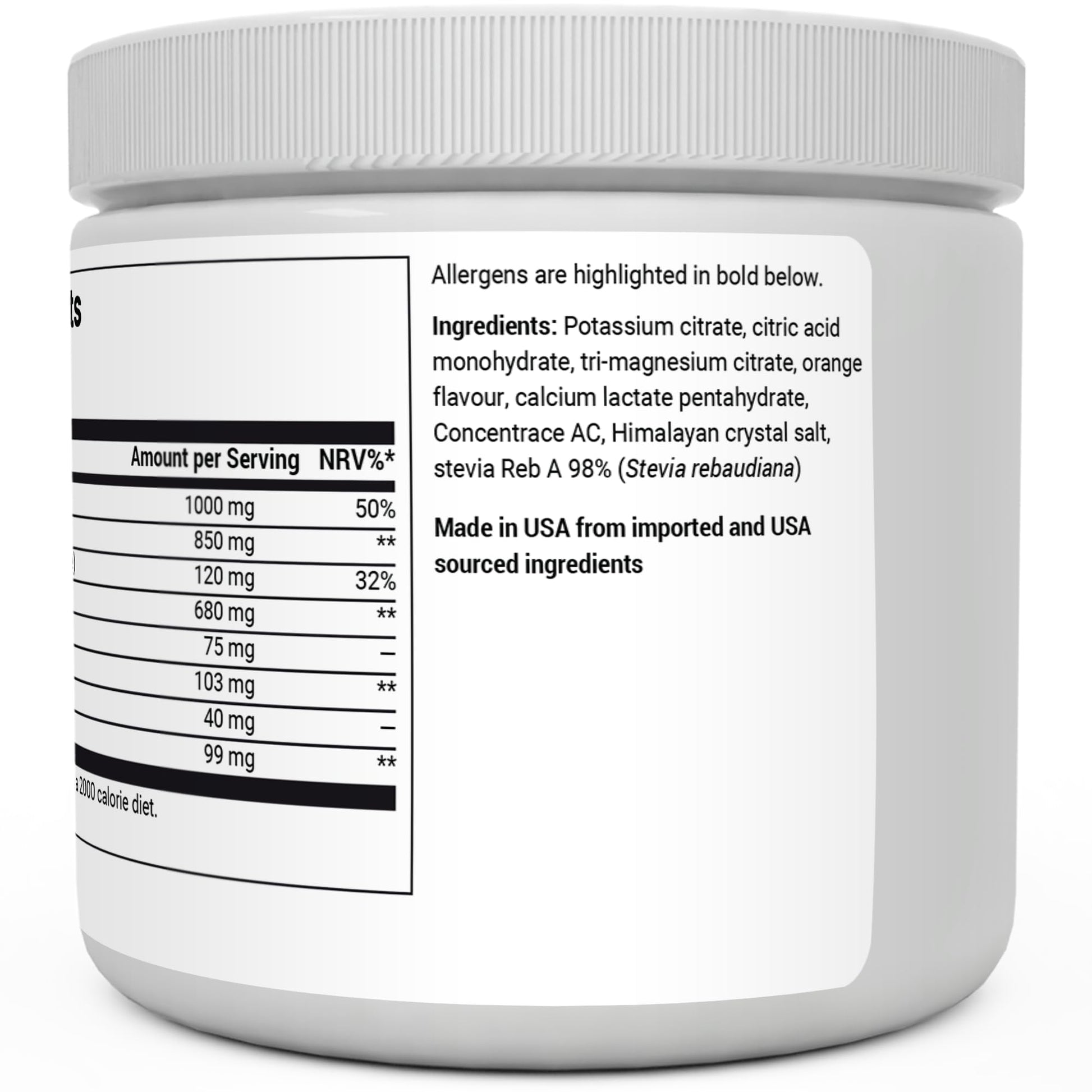 Dr. Berg Electrolyte Powder - Electrolyte Drink Supplements with 1000mg Potassium Dr. Berg NutritionalsBuy Supplements Australia
