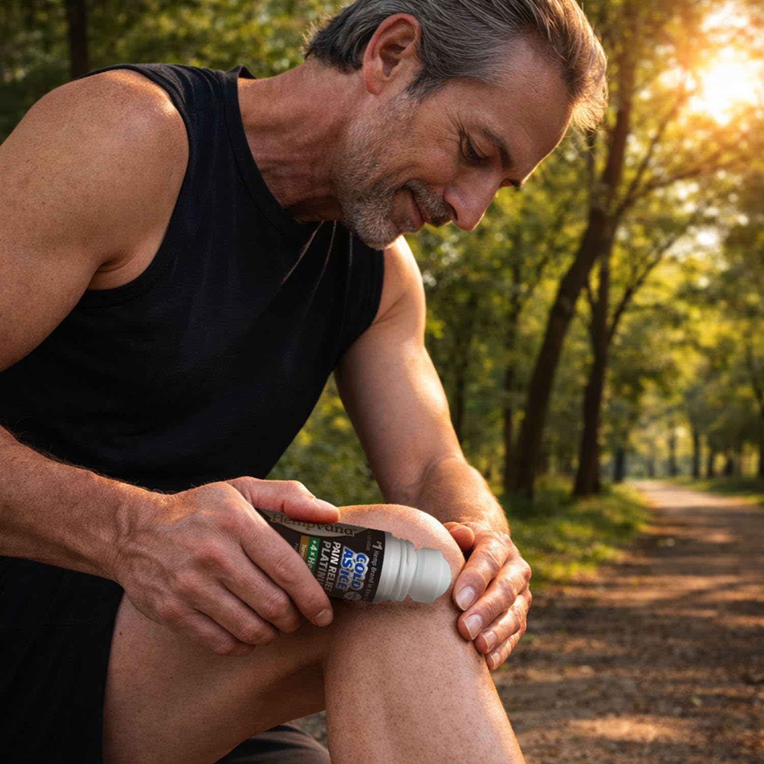 Hempvana Roll On Cold As Ice Platinum Fast Pain Relief for Knees, Neck, Hips, Shoulders, Back + Arthritis Pain Relief w/Hemp Seed Oil, AS SEEN ON TV, Cooling Menthol HempvanaBuy Supplements Australia