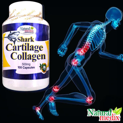 Natural medix Cartilage – Joint Support Supplement with Glucosamine, Collagen & Magnesium – 100 Caps - Cartílago de Tiburon Natural medixBuy Supplements Australia