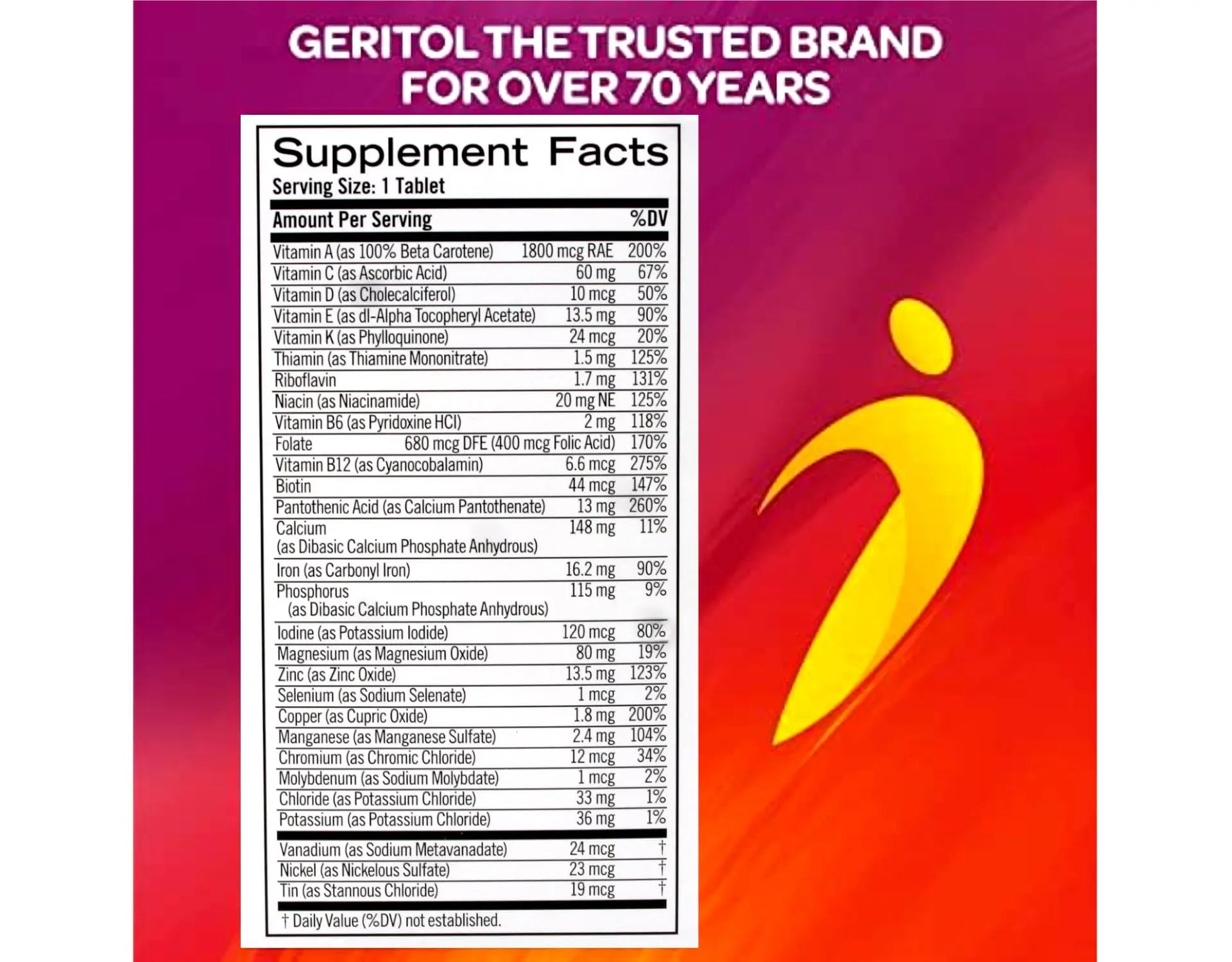 Geritol Complete Tablets 100 Tablets Geritol