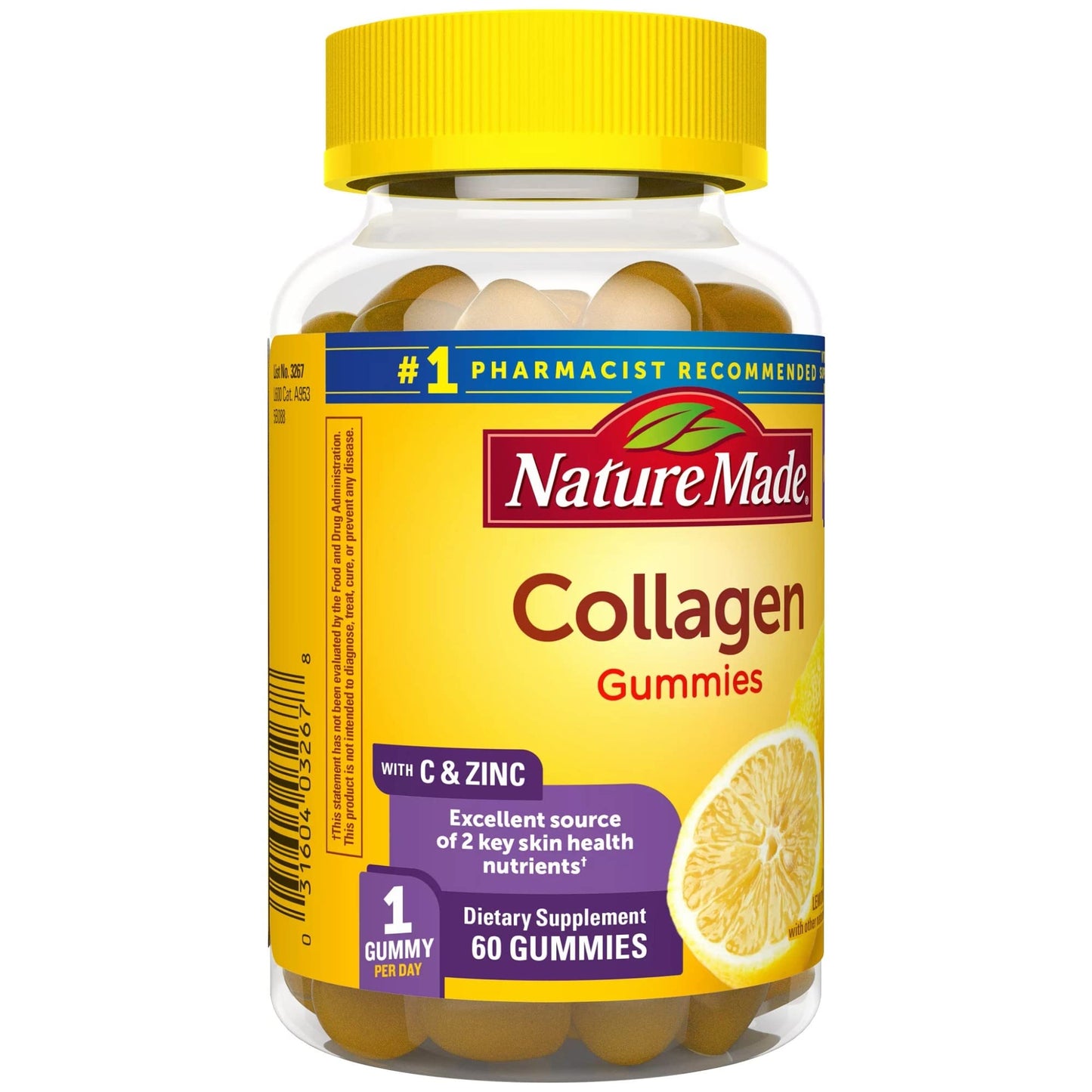 Nature Made Collagen Gummies with Vitamin C, Zinc and Biotin, Hydrolyzed Collagen Nature MadeBuy Supplements Australia