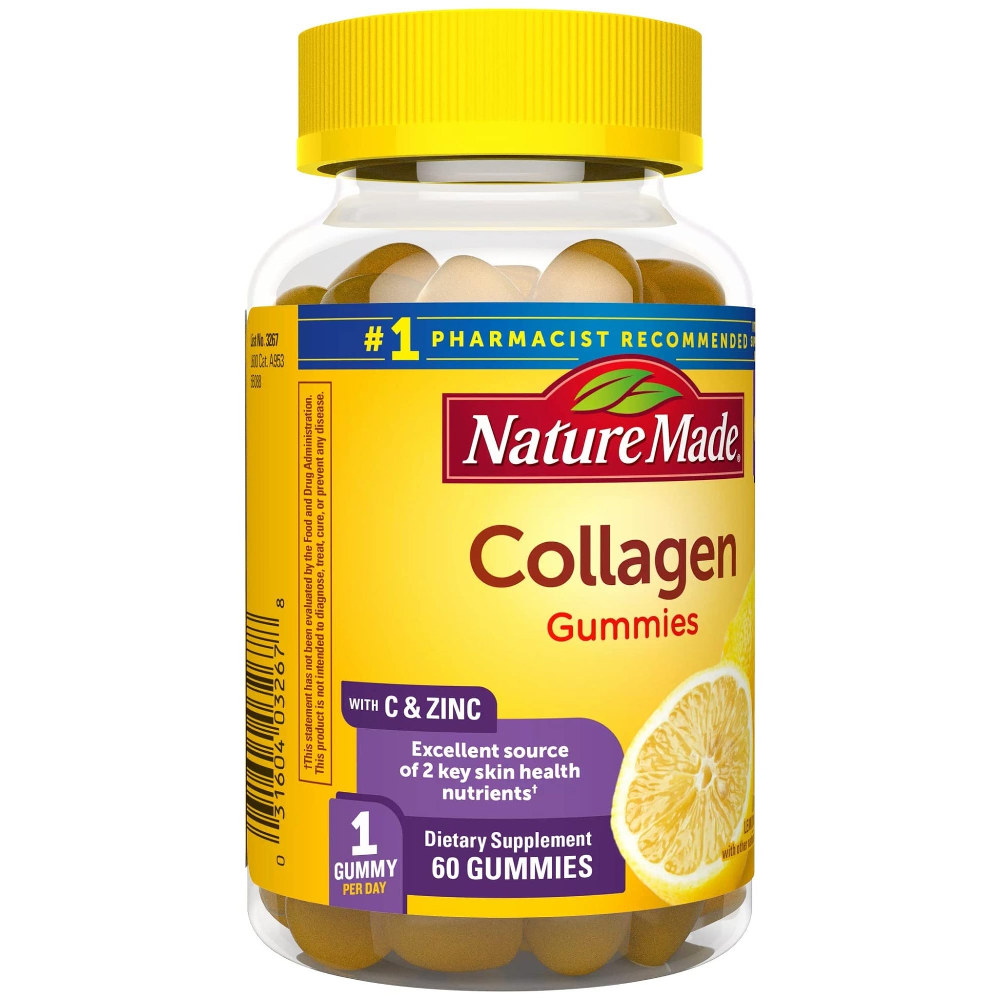 Nature Made Collagen Gummies with Vitamin C, Zinc and Biotin, Hydrolyzed Collagen Nature MadeBuy Supplements Australia