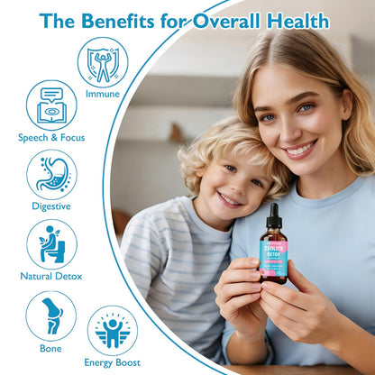 Ficpoud Zeolite Detox for Kids & Adults – Pure Zeolite clinoptilolite Liquid Drops with Vitamin B12, C & D3 – Gentle Daily Cleanse for Gut, Immune, Energy & Speech Support, Strawberry Flavor, 2 Fl Oz FicpoudBuy Supplements Australia