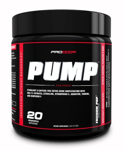 PROCCOR Pump - Stim Free, Fully Clinically Dosed, Scientifically Formulated Performance