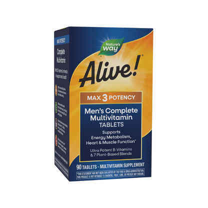 Nature's Way Alive! Men's Multi Vitamin, 90 CT Nature's WayBuy Supplements Australia