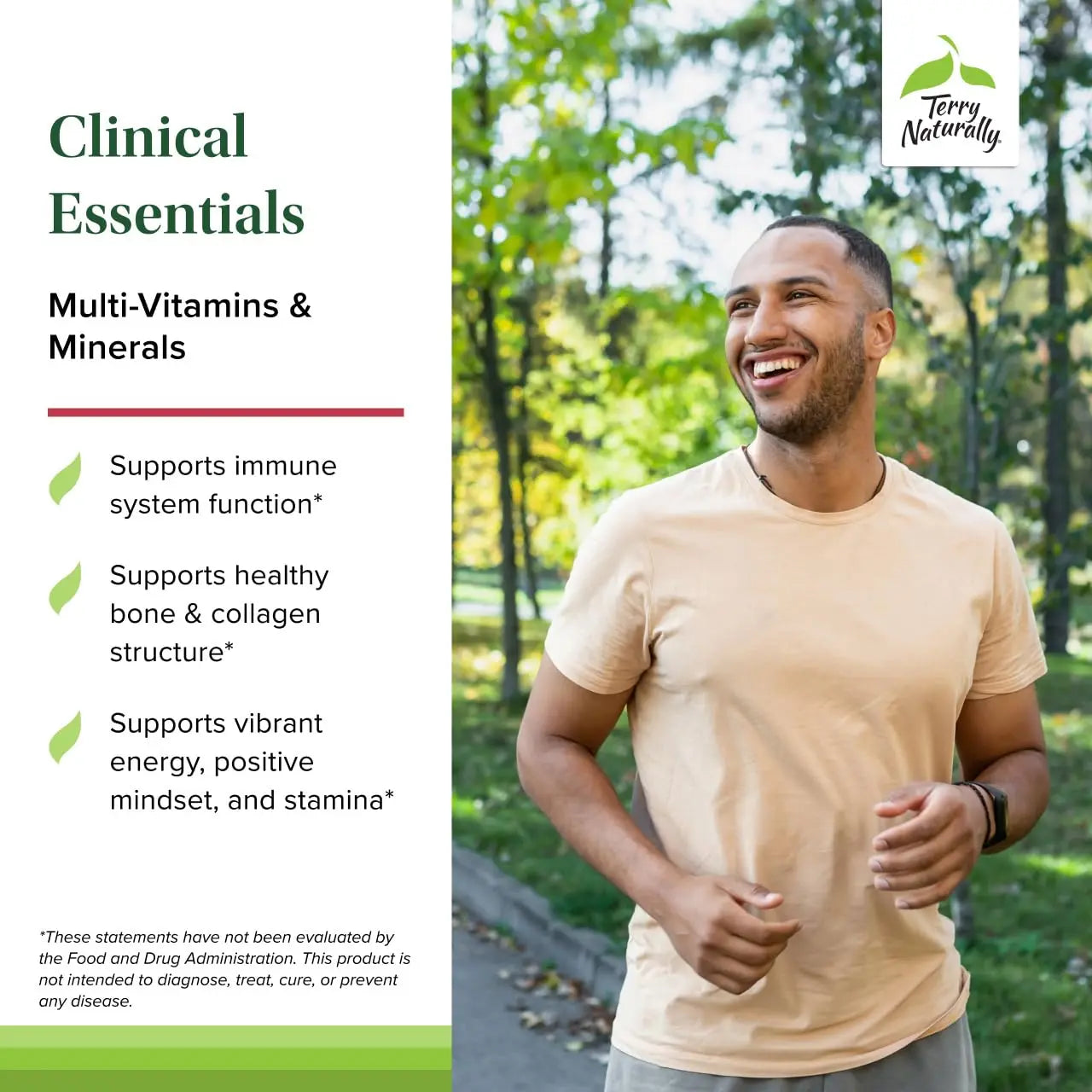 Terry Naturally Clinical Essentials - Supplement to Aid Bone, Cardiovascular & Immune Health - Supplement with Chelated Minerals Terry Naturally