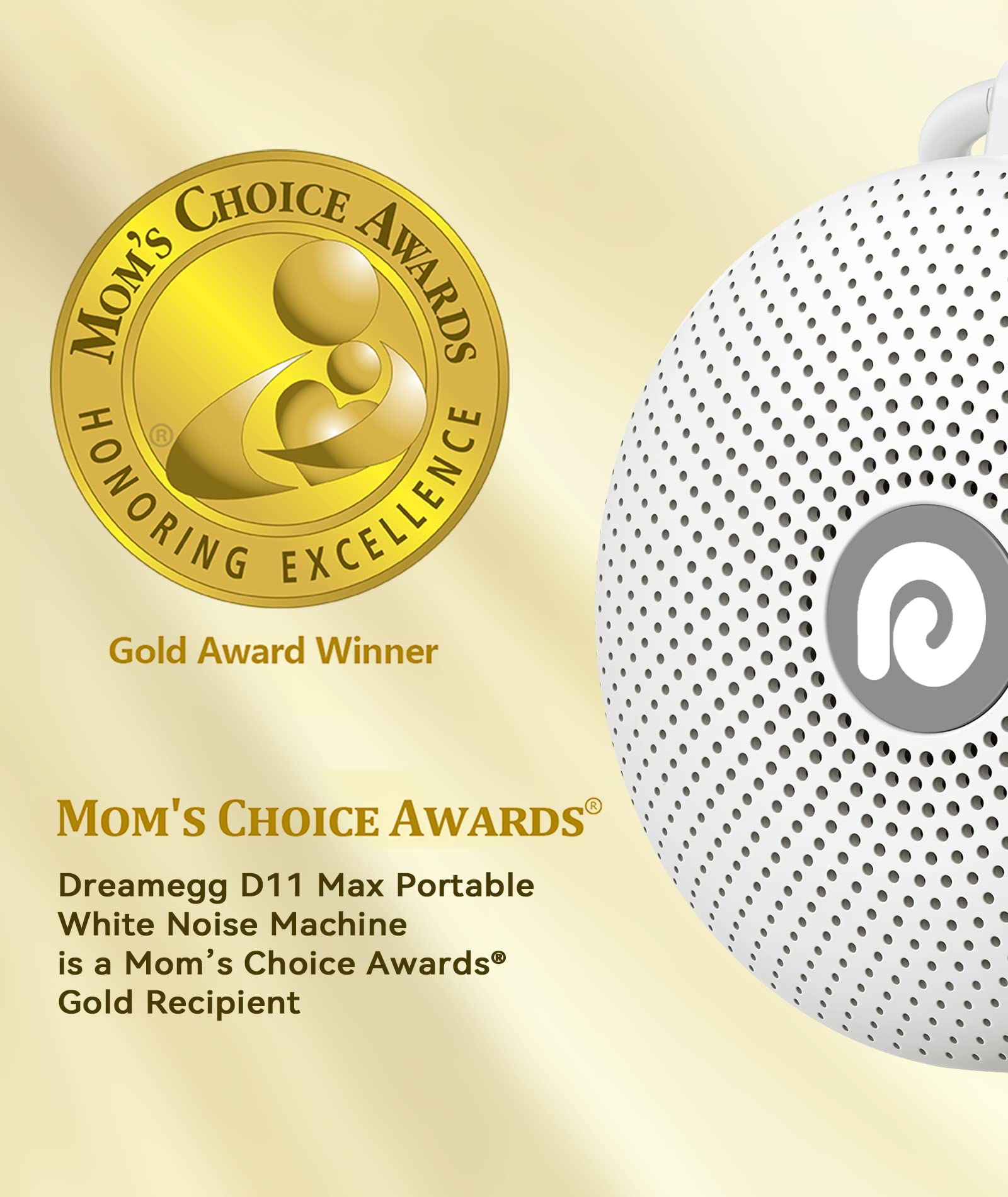 Dreamegg White Noise Machine - Portable Sound Machine for Baby Adult, Features Powerful Battery DreameggBuy Supplements Australia
