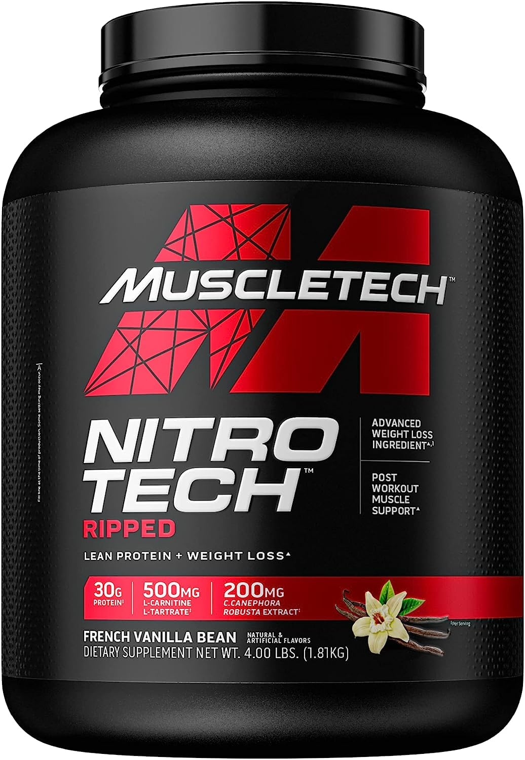 MuscleTech Nitro-Tech Ripped | Lean Whey Protein Powder/Isolate & Platinum Multivitamin MuscleTechBuy Supplements Australia
