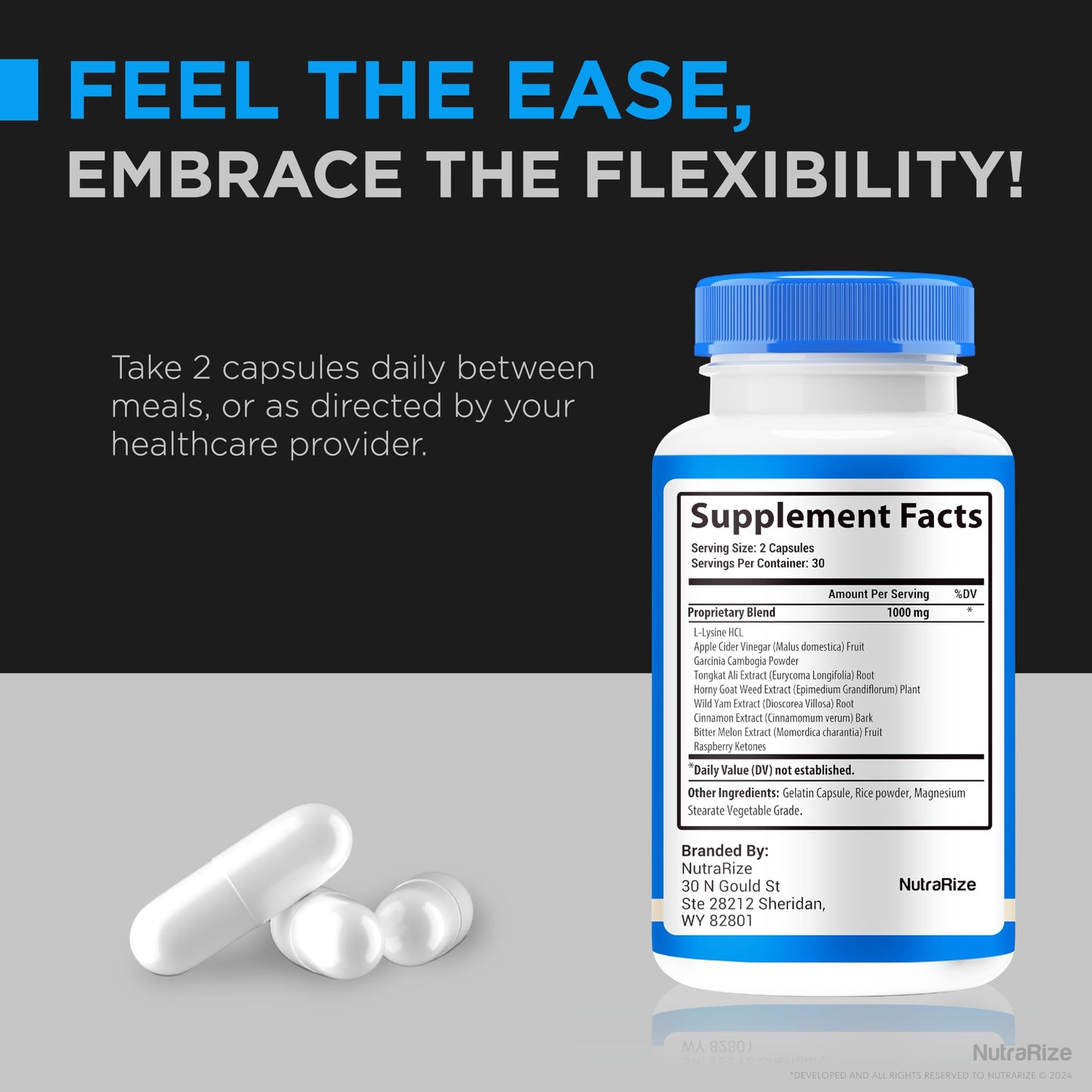 NutraRize (2 Pack) Flexopril Ultra Capsules, Official Flexopril for Joint Support, All-Natural Formula to Fortify Bones and Bolster Flexibility, Premium FlexoprilUltra Pills Review (120 Capsules) NutraRizeBuy Supplements Australia
