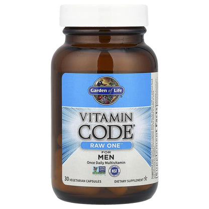 Garden of Life Vitamin Code Raw One for Men, Once Daily Multivitamin, 30 Capsules, One a Day Mens Vitamins Plus Fruit, Veggies & Probiotics Garden of LifeBuy Supplements Australia