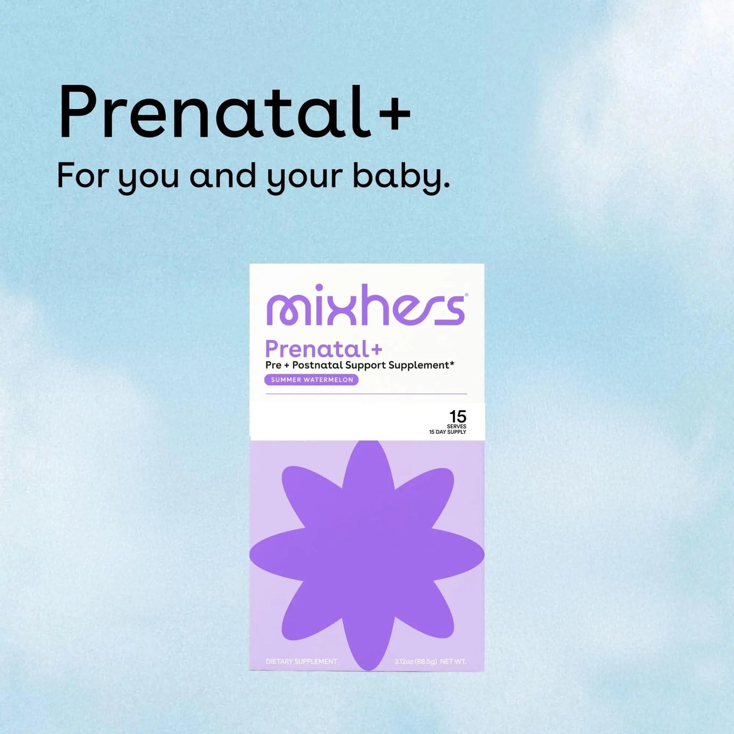 Mixhers Herbaby Pre- & Post-Natal Supplement - Liquid Multivitamin Drink Mix - With Iron, Choline & Methylated Folate MIXHERSBuy Supplements Australia
