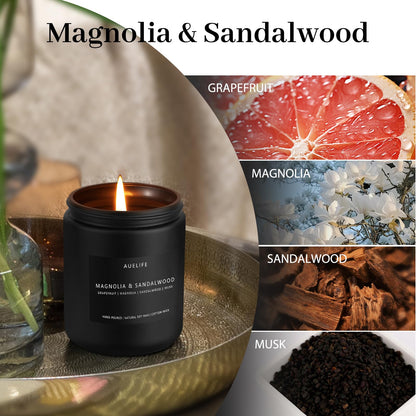 Scented Candles Set | Men Candles Set, Candles for Men Scented Candles for Home - 4 Pack Candles Scents AuelifeBuy Supplements Australia