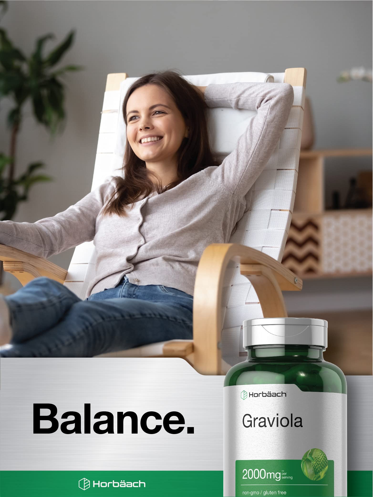 Graviola Extract 2000 mg 120 Capsules With Graviola Proprietary Blend Ingredient HorbäachBuy Supplements Australia