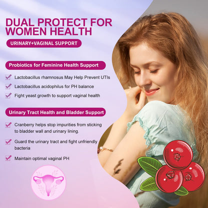 OMOGS Women's Probiotic,with Cranberry Extract and Organic Prebiotics,90 Billion CFUs OMOGSBuy Supplements Australia