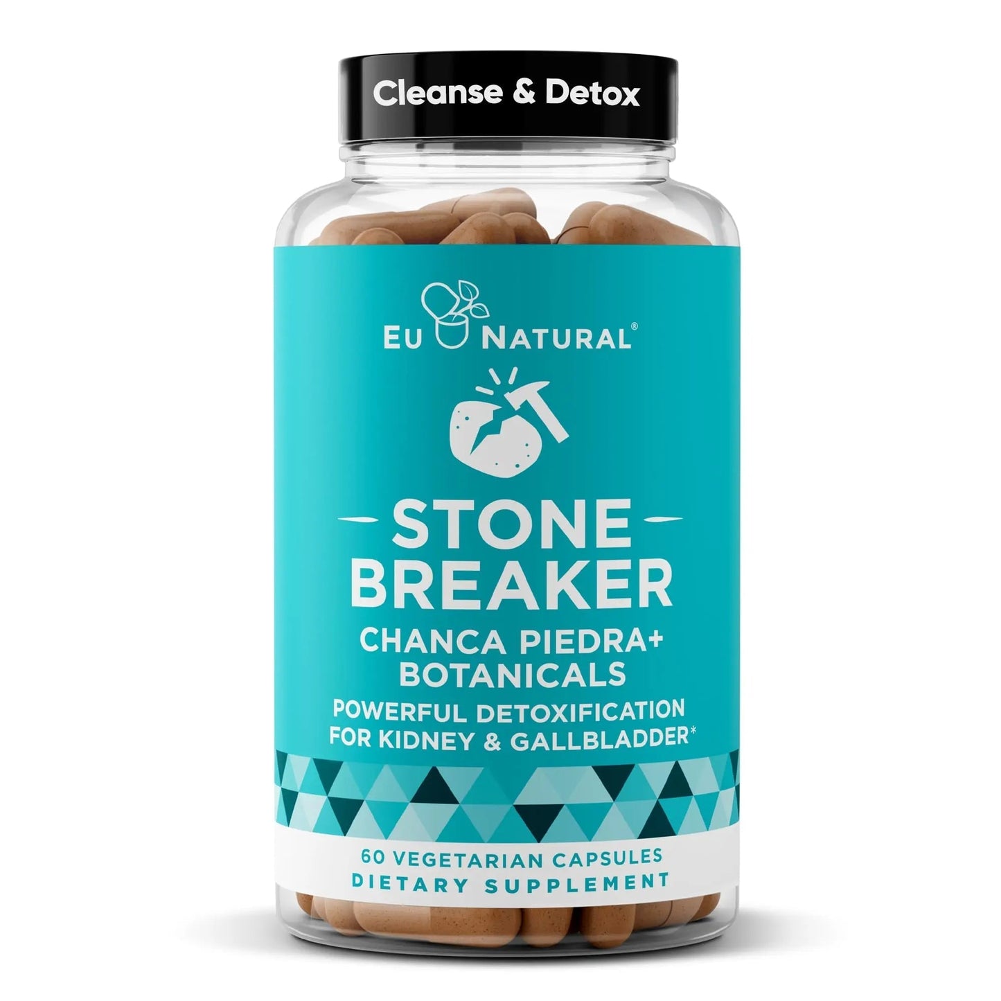 Chanca Piedra Stone Breaker - The Original Stone Breaking Formula with Celery Seed & Parsley - Supports Kidney, Gallbladder & Urinary Tract Cleansing to Help Flush Impurities - 60 Vegetarian Capsules Eu NaturalBuy Supplements Australia