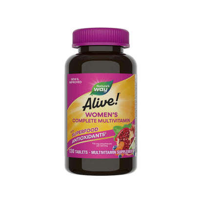 Nature's Way Alive! Daily Complete Multivitamin for Women, Supports Energy Metabolism, Hair, Skin & Nails*, B-Vitamins, Superfood Antioxidants Nature's WayBuy Supplements Australia