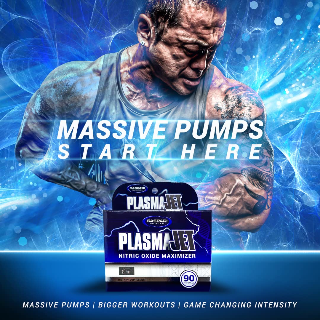 Gaspari Nutrition PlasmaJet, Legendary N.O. Nitric Oxide Maximizer, Increased Lean Mass Gaspari NutritionBuy Supplements Australia