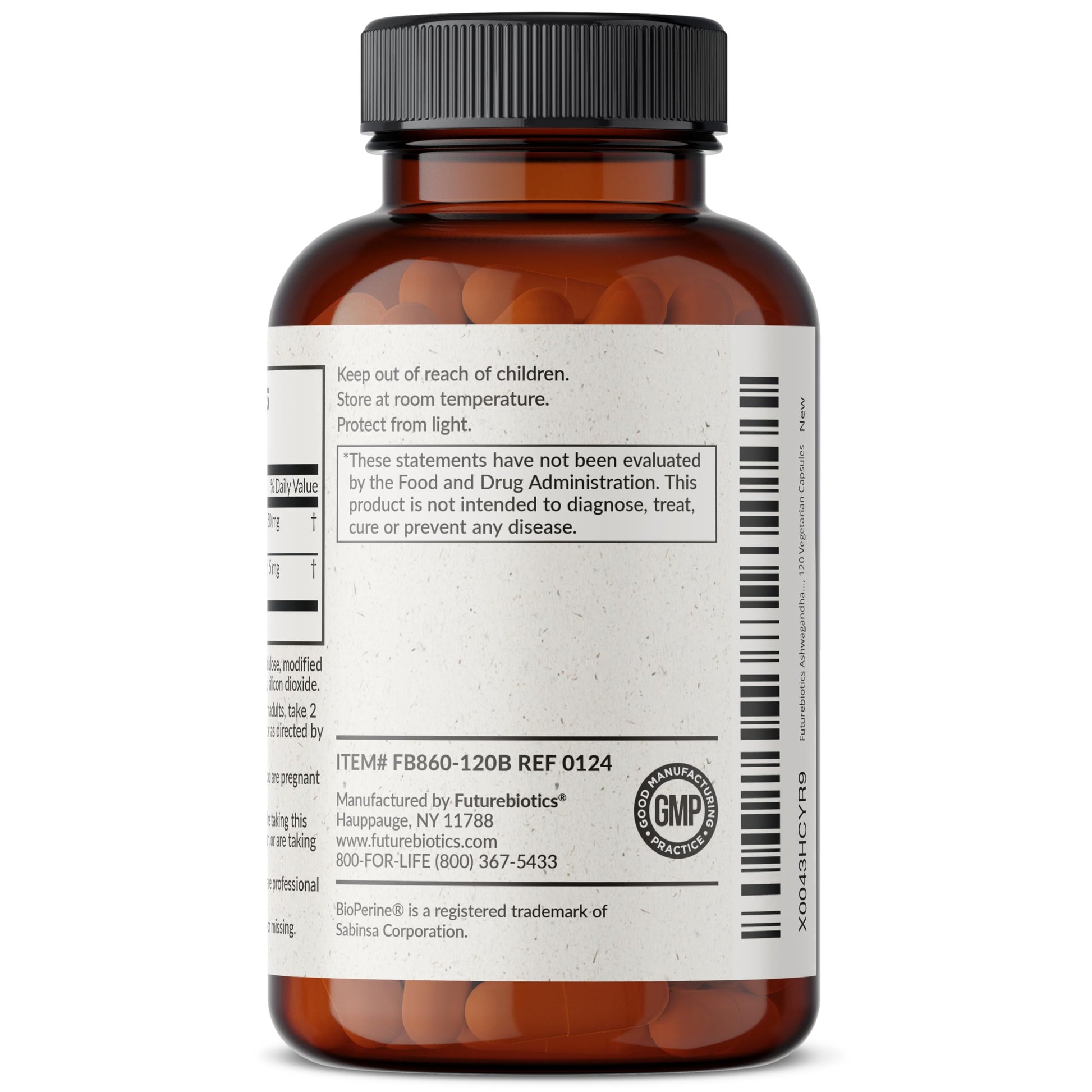 Futurebiotics Ashwagandha Extra Strength Stress & Mood Support with BioPerine FuturebioticsBuy Supplements Australia