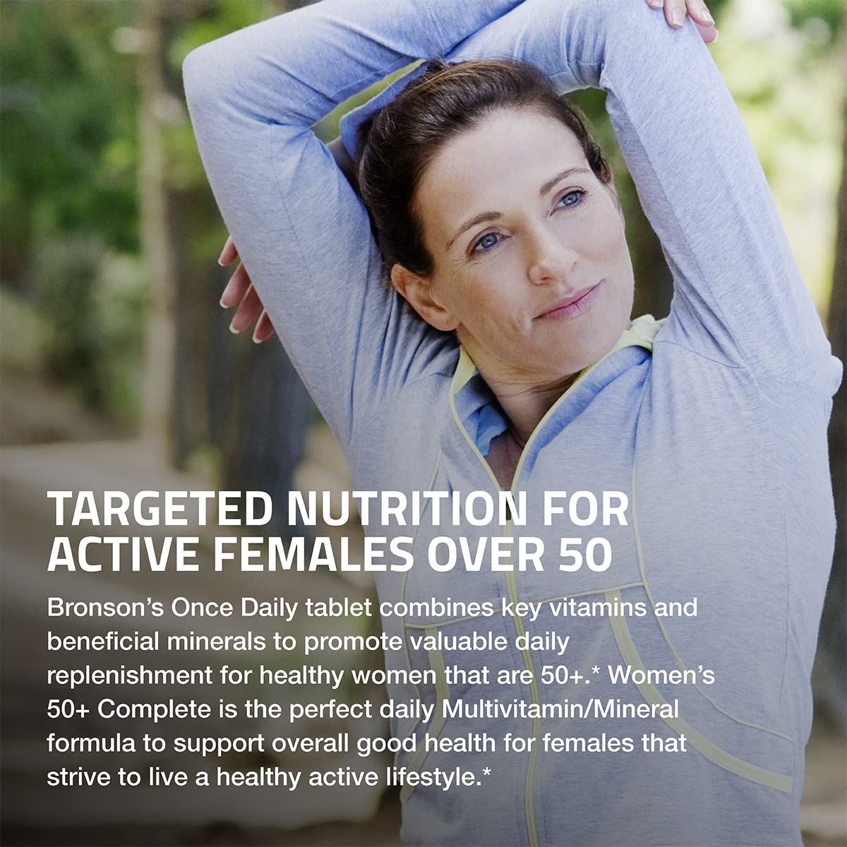 Bronson ONE Daily Women’s 50+ Complete Multivitamin Multimineral, 180 Tablets BronsonBuy Supplements Australia
