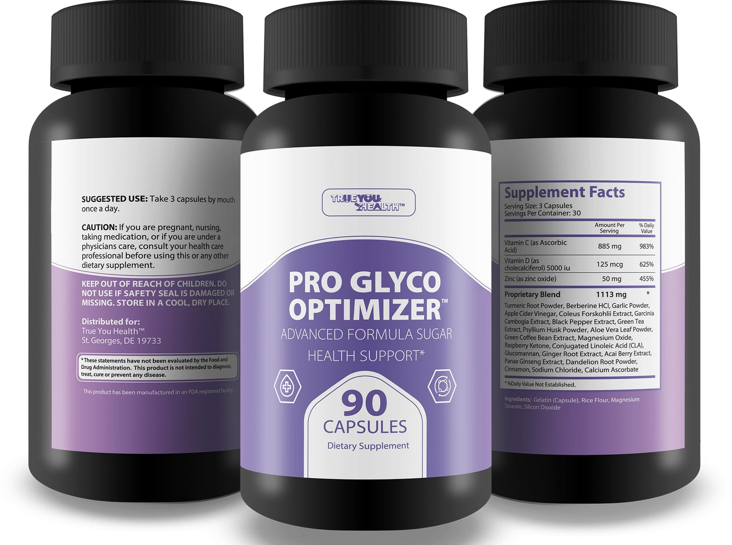 Pro Glyc0 Optimizer - Our Best Sugar Health Support Supplement - Our Best Overall Blood Health & Blood Circulation Support Supplement - Natural Blood Balance Blood Booster Pills True You HealthBuy Supplements Australia