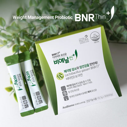 BNRThin Plus, Weight Management Probiotic Powder, 10 Billion CFU Guaranteed, Lactobacil AceBiomeBuy Supplements Australia