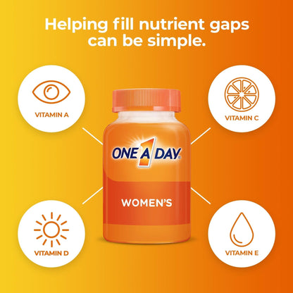 One A Day Women’s Multivitamin Gummies, Supplement with Vitamin A, C, D, E and Zinc ONE A DAYBuy Supplements Australia