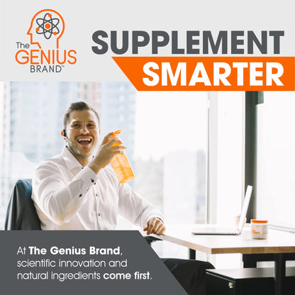 Genius Caffeine Pills 100mg, Extended-Release Microencapsulated Caffeine Pills The Genius BrandBuy Supplements Australia