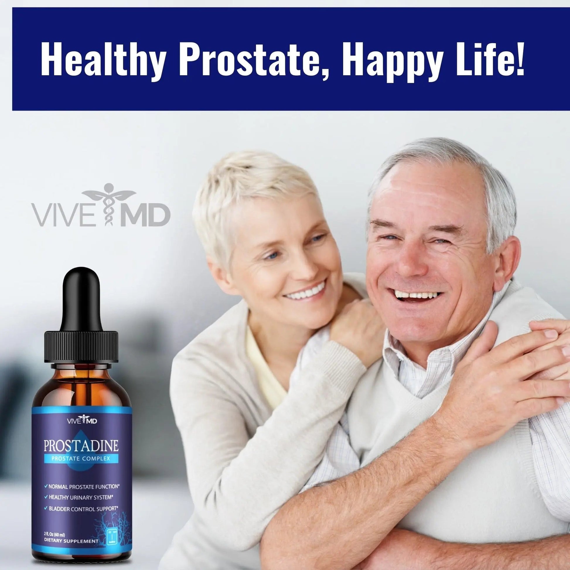VIVE MD Prostadine Drops for Prostate Health, Bladder Urinating Issues - Prostadine Official Drop Formula - Extra Strength with Pomegranate, Prostadine Reviews (Package of 1) VIVE MDBuy Supplements Australia