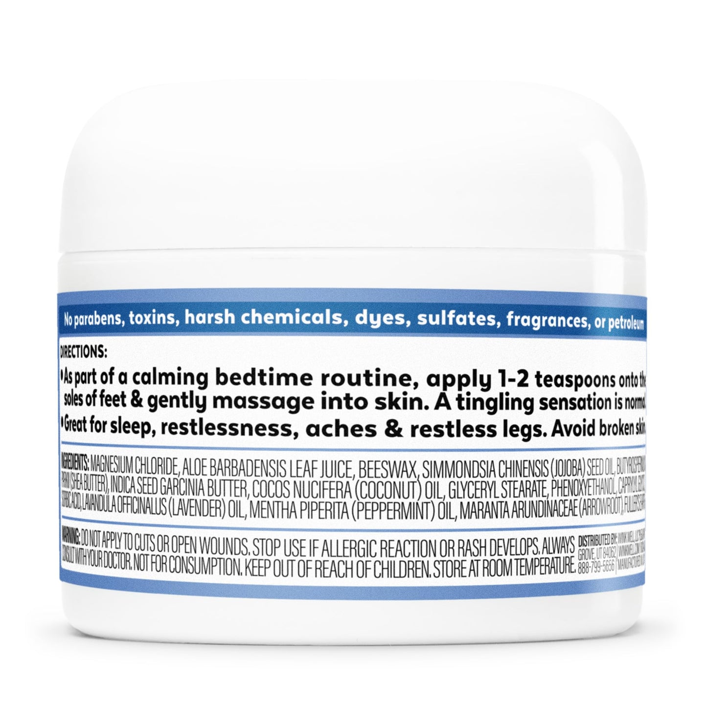 Wink Well Magnesium Calming Muscle and Joint Cream for Nighttime Relaxation Wink NaturalsBuy Supplements Australia