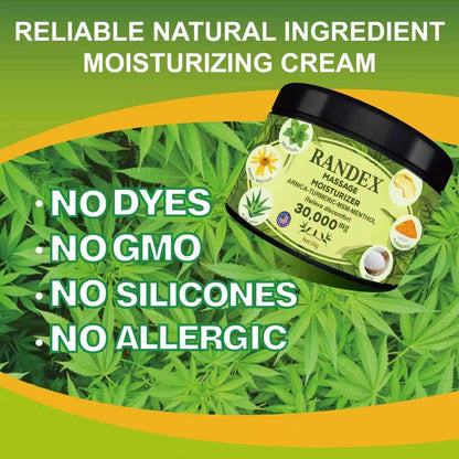 RANDEX 30000MG Organic Massage Moisturizer - Muscles,Joints,Knees, Shoulders,Body, Extra Strength- Natural RANDEXBuy Supplements Australia