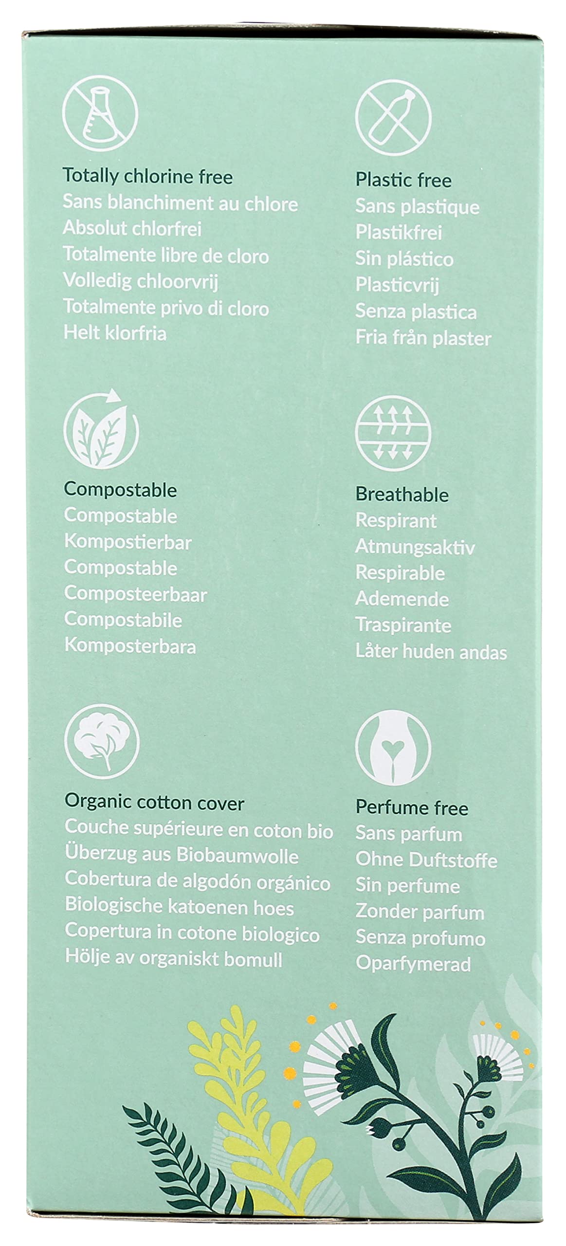 Natracare Natural Organic Curved Panty Liners, with Certified Organic Cotton, Ecologically Certified NATRACAREBuy Supplements Australia