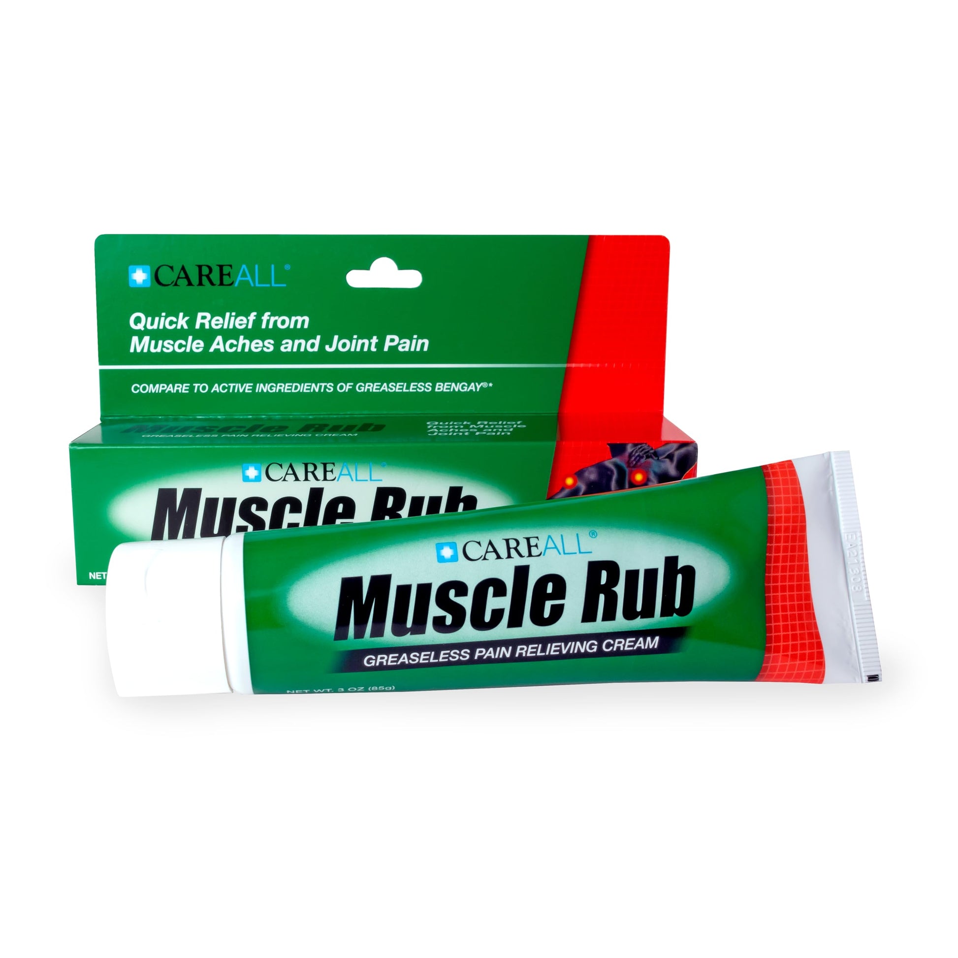 CareAll Muscle Rub Non-Greasy Cream 3.0 oz. Ultra Strength. Relief from Minor Aches and Pains in Muscles and Joints. 10% Menthol & 15% Methyl Salicylate CareAllBuy Supplements Australia
