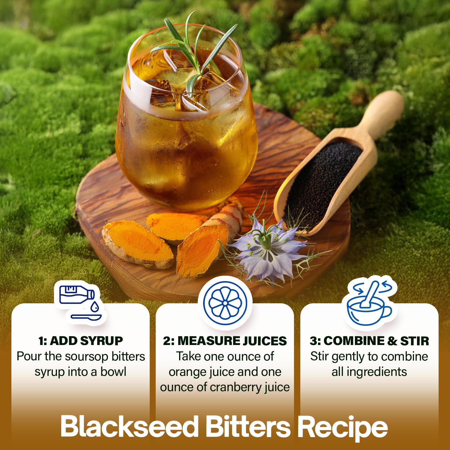 Black Seed Oil Bitters Liquid - Premium Herbal Blend with Black Seed Extract, Curcumin (Turmeric Extract), Ashwagandha, Elderberry, Probiotics, Vitamin C, Zinc...16 fl oz | Natural Botanical Blend NutraPeaksBuy Supplements Australia