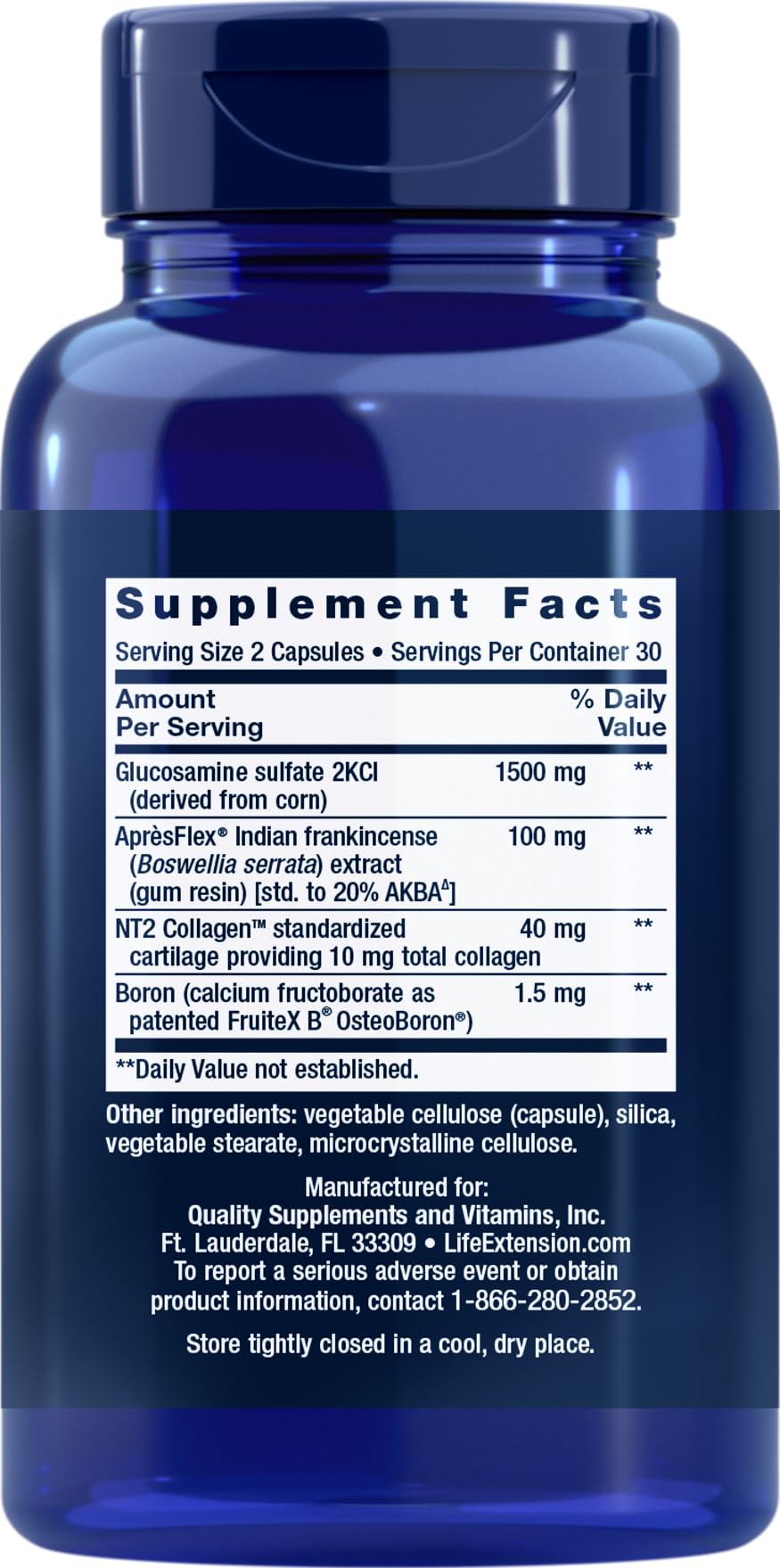 Life Extension ArthroMax Advanced with NT2 Collagen & ApresFlex, 60 Capsules (Pack of 2) Life ExtensionBuy Supplements Australia