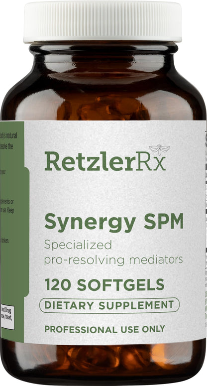 Specialized Pro Resolving Mediators - Synergy SPM by RetzlerRx® - SPM's for Joint Comfort, Tissue Health & Minor Discomfort Relief* - Non-GMO - Gluten Free - 120 Softgels HormoneSynergyBuy Supplements Australia