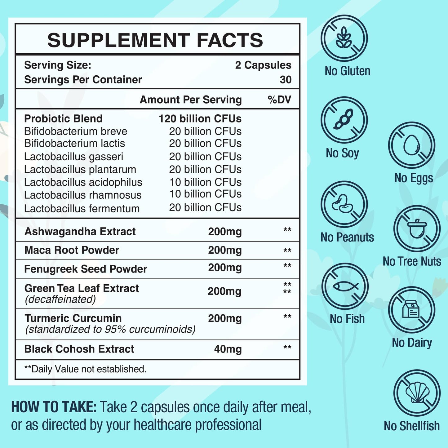 Dmeisy 120 Billion CFU Probiotic - Menopause Support Probiotics for Women, Natural Menopause DmeisyBuy Supplements Australia