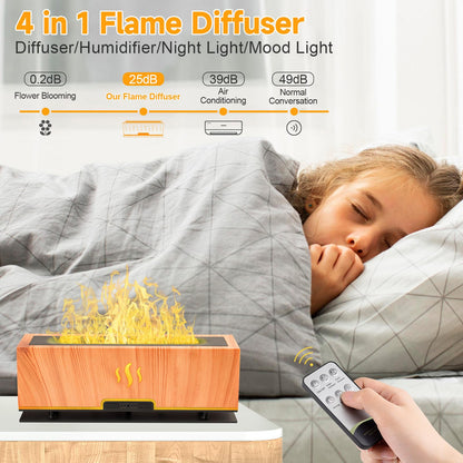 WENPHONE Upgraded 7 Color Essential Oil Diffusers, Flame Air Aroma Diffuser Humidifier, 200ml WENPHONEBuy Supplements Australia