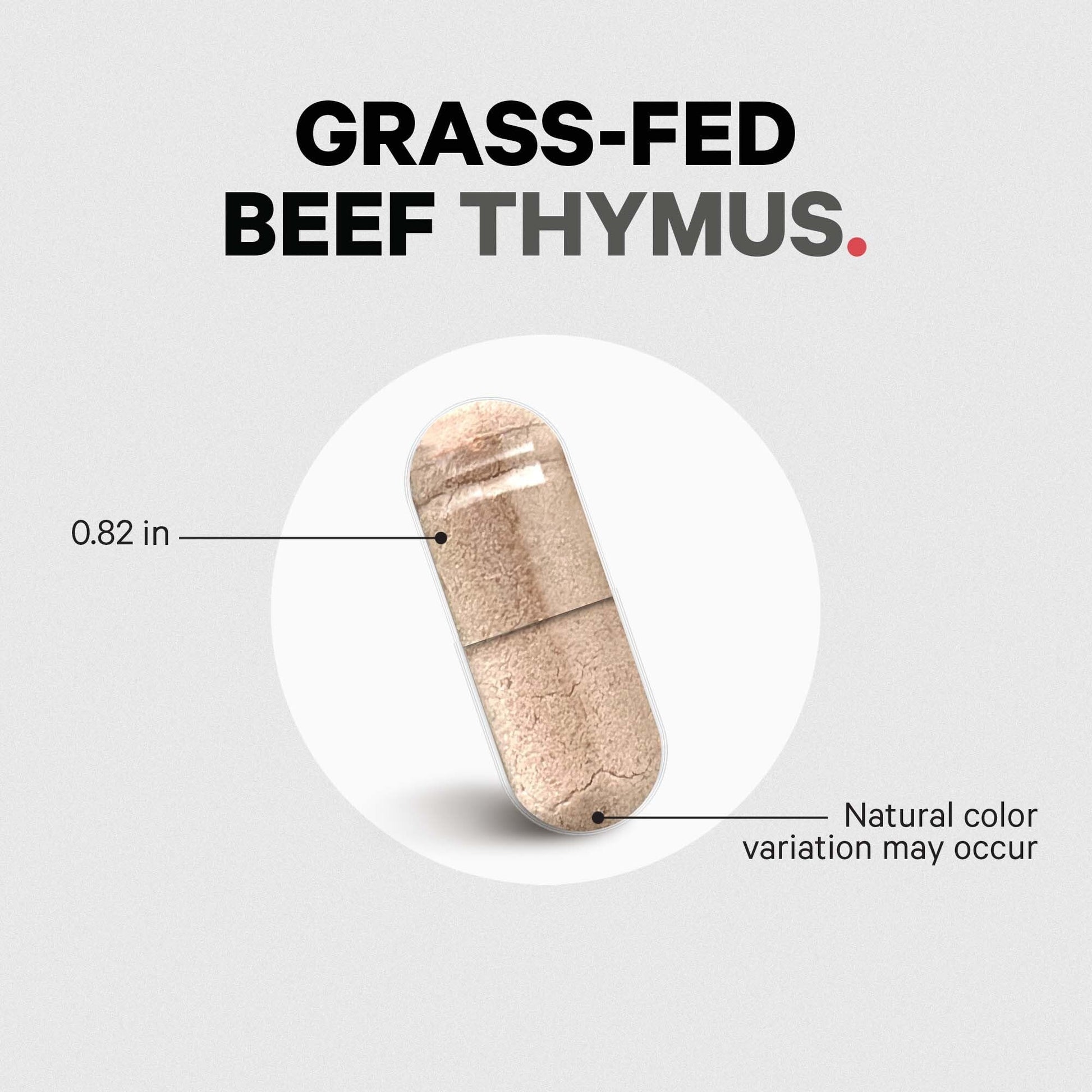 Codeage Grass Fed Beef Thymus Supplement Superfood, Freeze Dried, Non-Defatted, Desiccated Thymus & Liver Pills, Glandulars Meat, Pasture Raised Beef Vitamins, Non-GMO, 180 Capsules CodeageBuy Supplements Australia